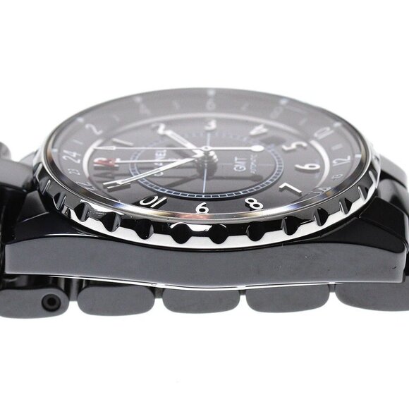 CHANEL J12 H3102 GMT Black Ceramic Black Dial Automatic Men's Watch_849627 main image 2